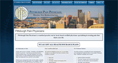 Desktop Screenshot of pittpain.com